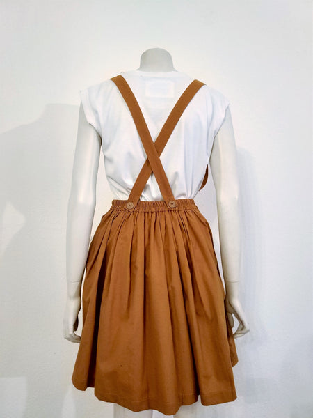 Yellow skirt with suspenders - Nili`s