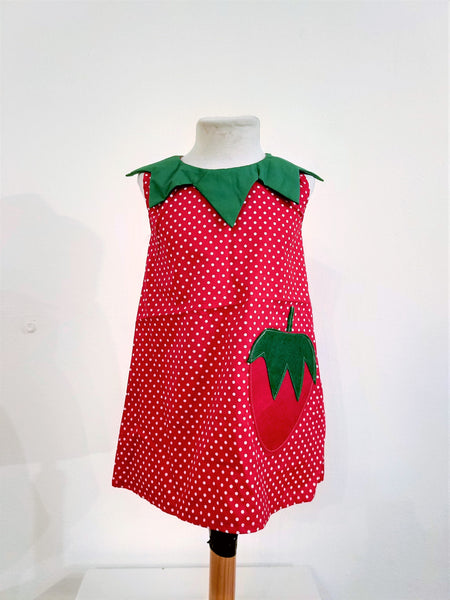 Kids Dress Strawberry - Nili`s