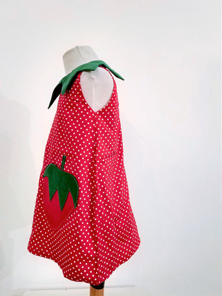 Kids Dress Strawberry - Nili`s