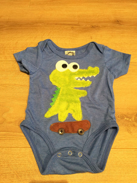 Crock on skateboard - Nili`s
