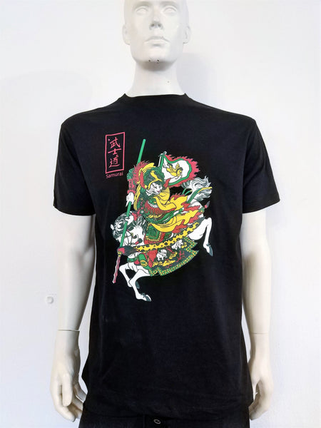 Samurai Cat on horse